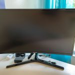 Samsung monitor at the workspace Samsung monitor at the workspace